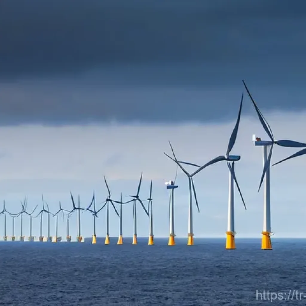 덴마크의 해상 풍력 발전소 - **Prompt 1: Pioneering Spirit of Danish Offshore Wind**
"A serene and majestic view of Denmark's...