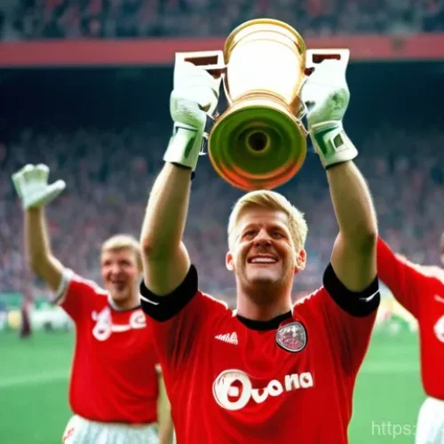 Home 23 덴마크 축구 대표팀 역사 - **Prompt:** A dynamic and celebratory scene capturing the "Danish Dynamite" spirit during the 1992 U...